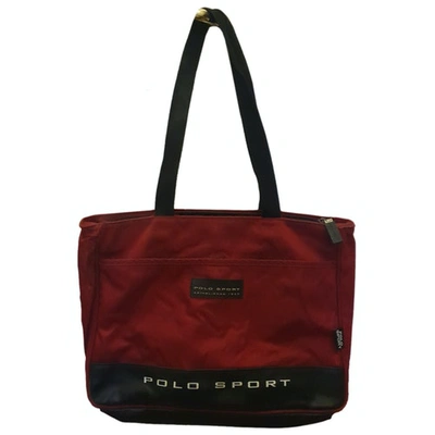 Pre-owned Polo Ralph Lauren Handbag In Red