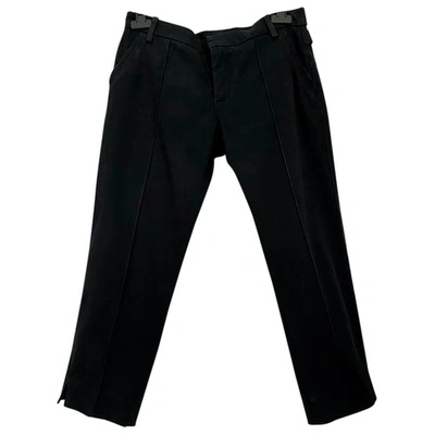 Pre-owned Dondup Black Cotton - Elasthane Shorts