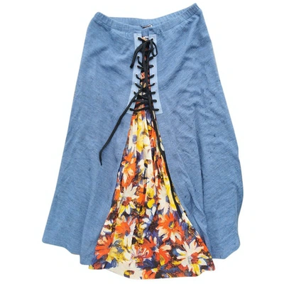 Pre-owned Jean Paul Gaultier Multicolour Wool Skirt