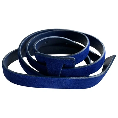 Pre-owned Jil Sander Belt In Blue