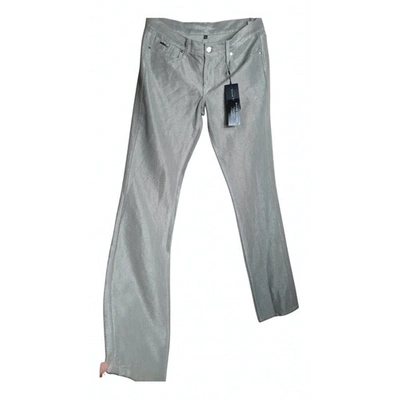 Pre-owned Ralph Lauren Straight Jeans In Silver
