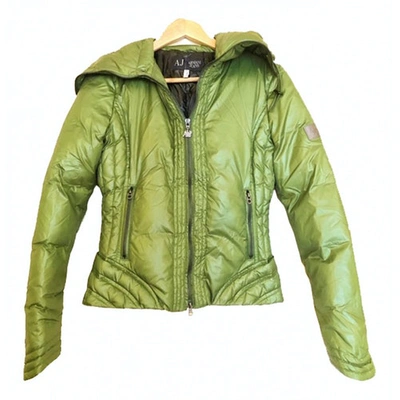 Pre-owned Armani Jeans Jacket In Green
