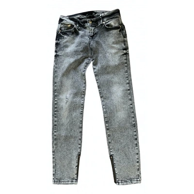 Pre-owned Iceberg Grey Denim - Jeans Jeans