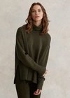 Ralph Lauren Wool-blend Turtleneck Sweater In Polo Black