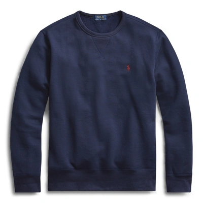 Ralph Lauren Menswear Rl Fleece Sweatshirt In Cruise Navy