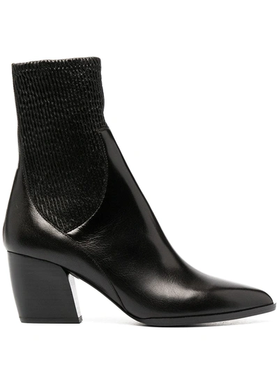 Pierre Hardy Sock Style Boots In Black