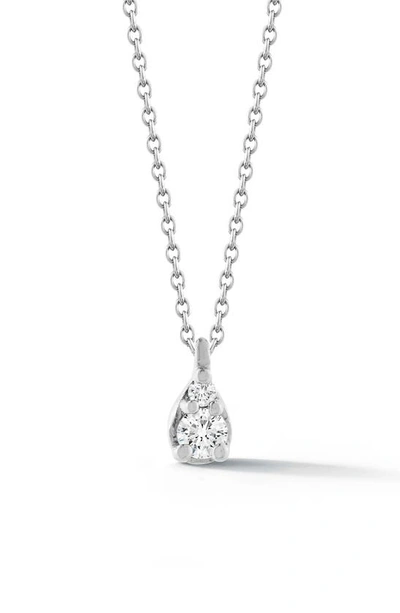 Dana Rebecca Designs Sophia Ryan Petite Diamond Pendant Necklace In White Gold