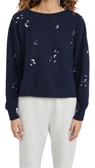 Honeydew Intimates Over The Moon Sweatshirt In Polar