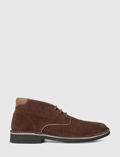 Hudson Margrey Chukka Boots (suede) In Brown