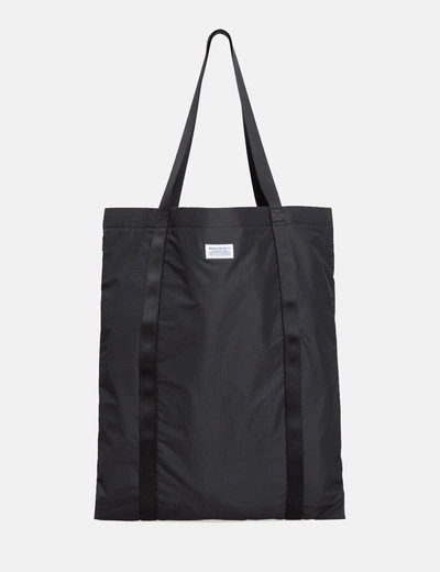 Norse Projects Ripstop Tote Bag In Black