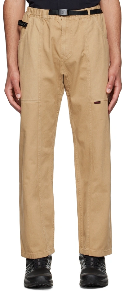 Gramicci Gadget Belted Cotton-twill Trousers In Neutral