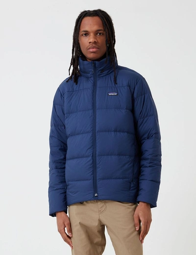 Patagonia Silent Down Jacket In Navy Blue