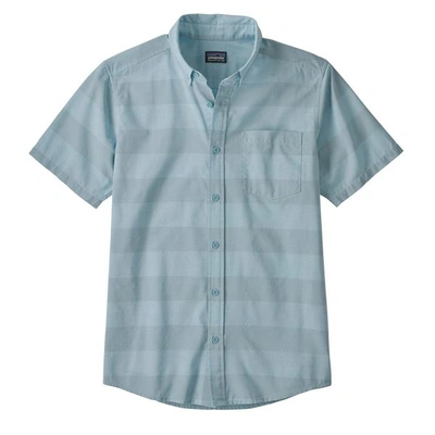 Patagonia Lightweight Bluffside Shirt Boll Stripe Big Sky Blue