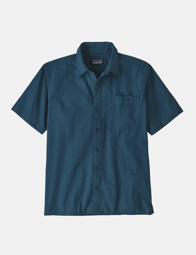 Patagonia Puckerware Shirt (sandbank) In Blue