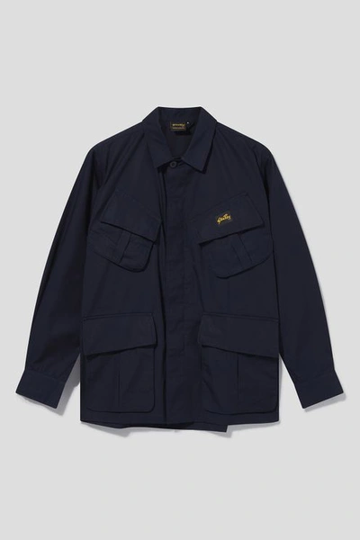 Stan Ray Tropical Jacket - Navy Nyco In Stonewashed Navy Ripstop