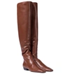 The Row Slouchy Leather Over-the-knee Boots