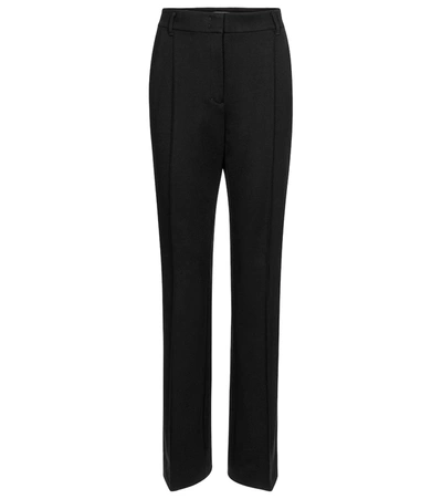 Dorothee Schumacher Emotional Essence Pressed-crease Tailored Trousers In Pure Black