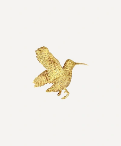 Kojis Gold Hummingbird Brooch