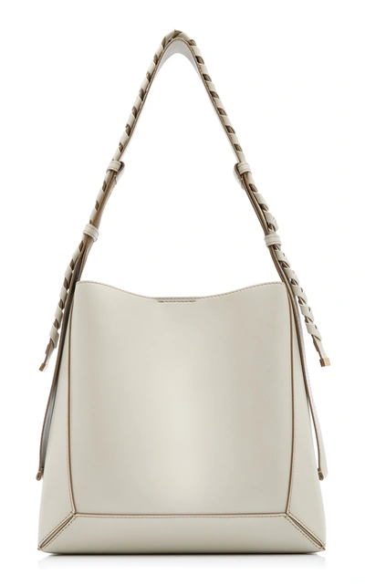 Stella Mccartney Medium Eco Braided strap Hobo Bag In White ModeSens