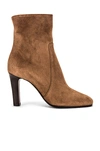 Saint Laurent Women's Jane High Heel Booties In Camel