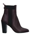 Tod's Ankle Boots In Purple