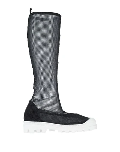Greymer Knee Boots In Black