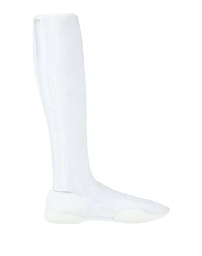 Y-3 Knee Boots In White
