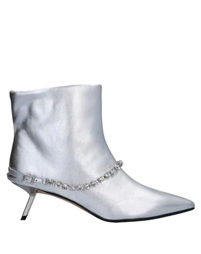 Alchimia Di Ballin Ankle Boots In Silver