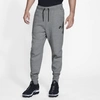 Nike Sportswear Slim Fit Tech Fleece Jogger Pants In Dark Grey Heather/black