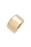 Soko Ripple Band Ring In Gold