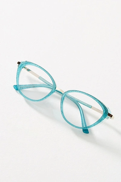 Anthropologie Galia Reading Glasses In Blue