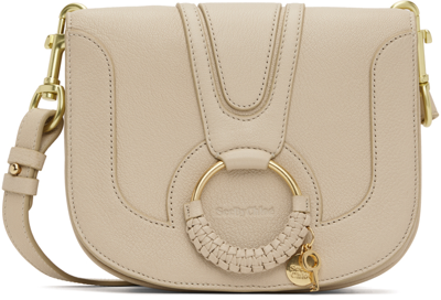 See By Chloé See By Chloe Hana Medium Leather Crossbody In 24h Cement Beige