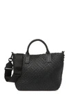 Etienne Aigner Eitenne Aigner Irene Woven Leather Tote In Black