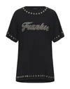 Frankie Morello T-shirts In Black