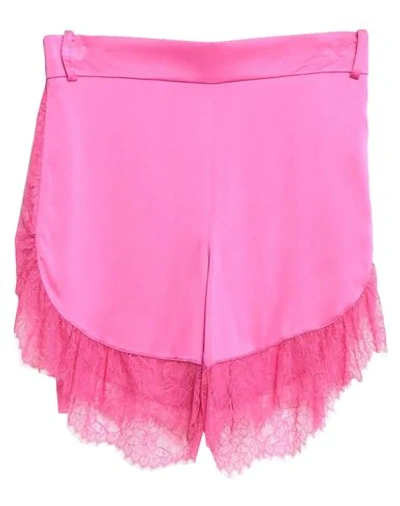 Patrizia Pepe Woman Shorts & Bermuda Shorts Fuchsia Size 6 Viscose, Elastane, Polyamide In Pink