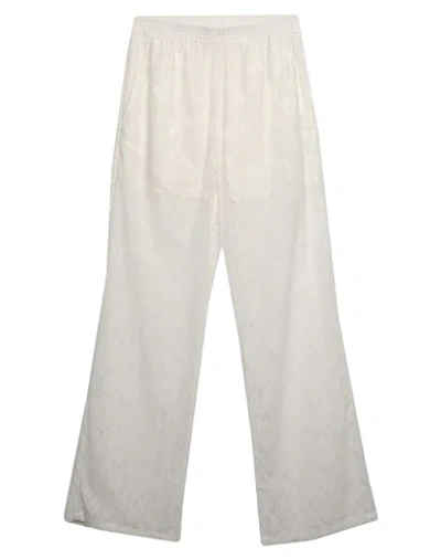 Mm6 Maison Margiela Pants In White