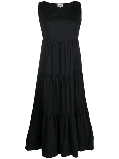 Woolrich Long Dress - Atterley In Black