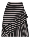 Love Moschino Midi Skirts In Black