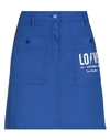 Love Moschino Mini Skirts In Blue