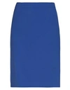Boutique Moschino Knee Length Skirts In Bright Blue