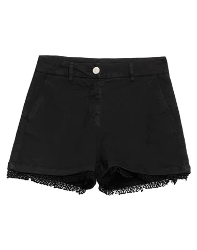 Frankie Morello Denim Shorts In Black