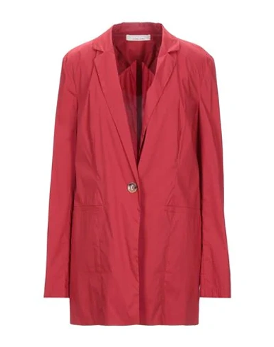 Liviana Conti Suit Jackets In Red