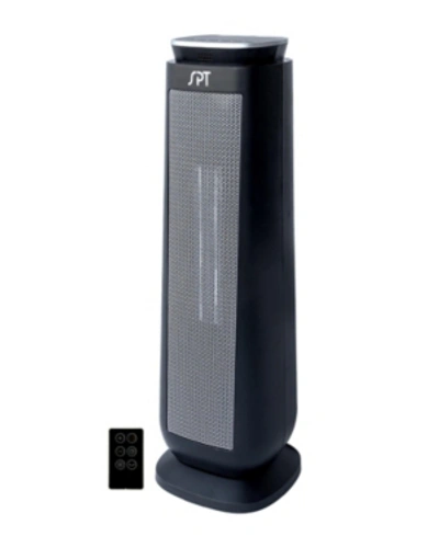 Spt Appliance Inc. Tower Ceramic Heater With Timer And Remote In Black