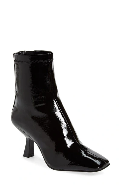 Steve Madden Women's Joan Kitten-heel Booties In Black Patent