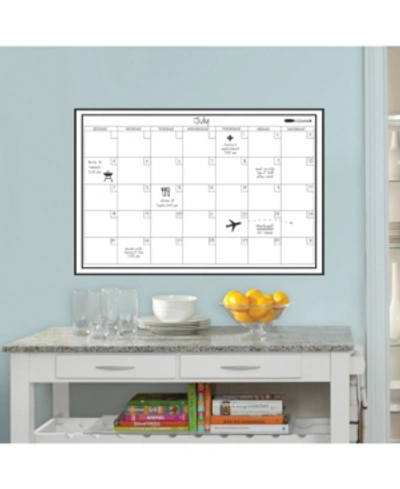 Brewster Home Fashions Large White Monthly Dry Erase Calendar Decal