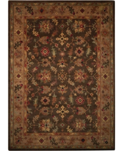 Nourison Tahoe Ta10 Coffee 7'9" X 9'9" Area Rug