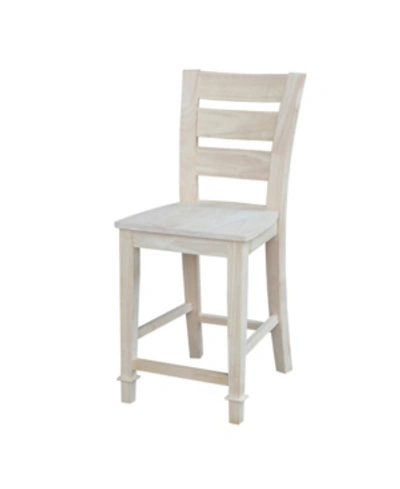 International Concepts Tuscany Counter Height Stool In Cream