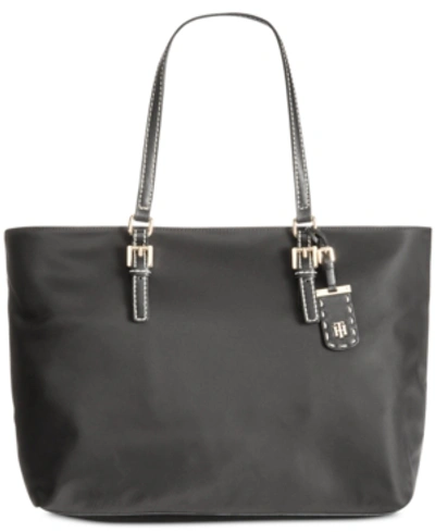 Tommy Hilfiger Extra-large Julia Tote In Black