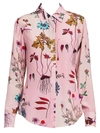 Stella Mccartney Women's Floral-print Silk Blouse In Pink Multi