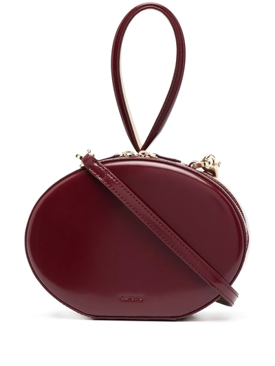 Cafuné Small Egg Tote Bag In Red